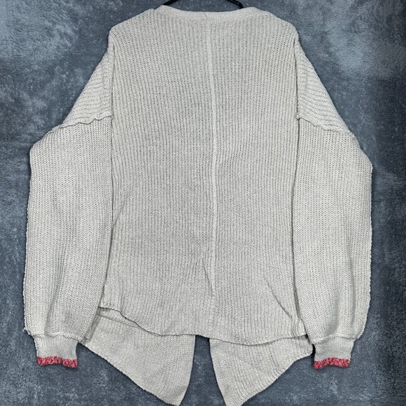 SHEIN Women’s Cardigan Sweater Size L Beige Toggle Closure Pockets Long Sleeve - Picture 7 of 7